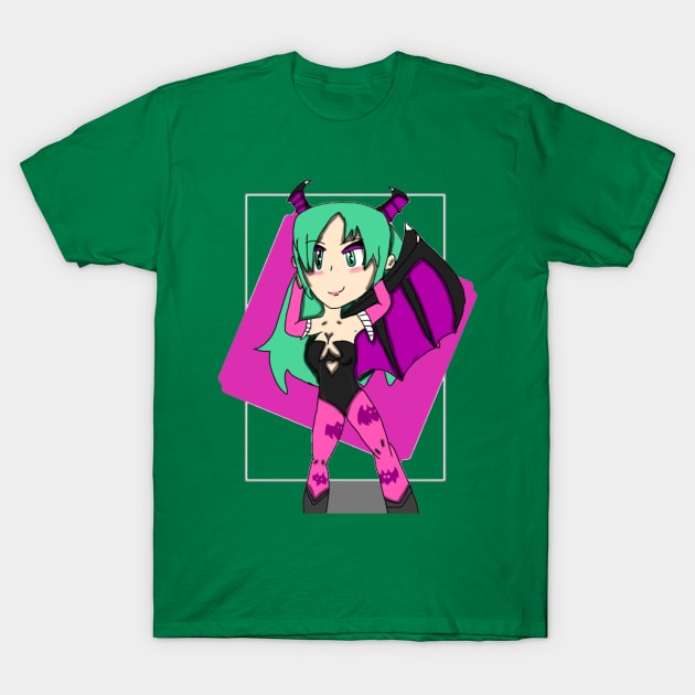 Darkstalkers Morrigan T-Shirt by bayragni